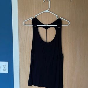 Black heart cut out top